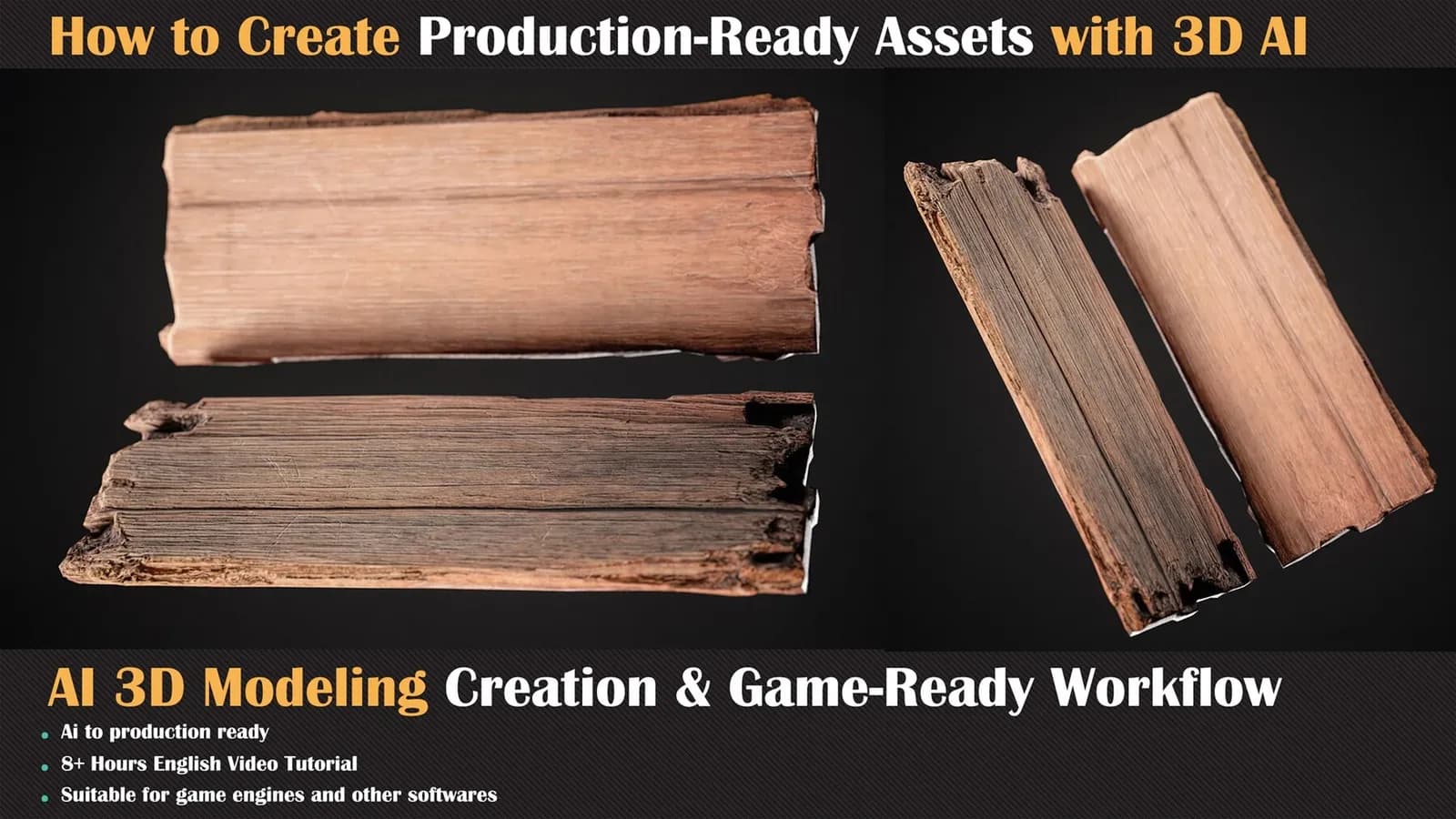 Master Course AI 3D Modeling Creation & Game-Ready Workflow — preview 5