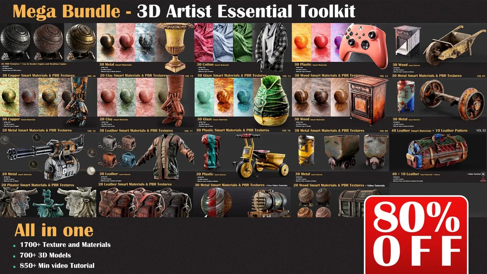 Mega Bundle 3DArtist Essential Toolkit — preview 4