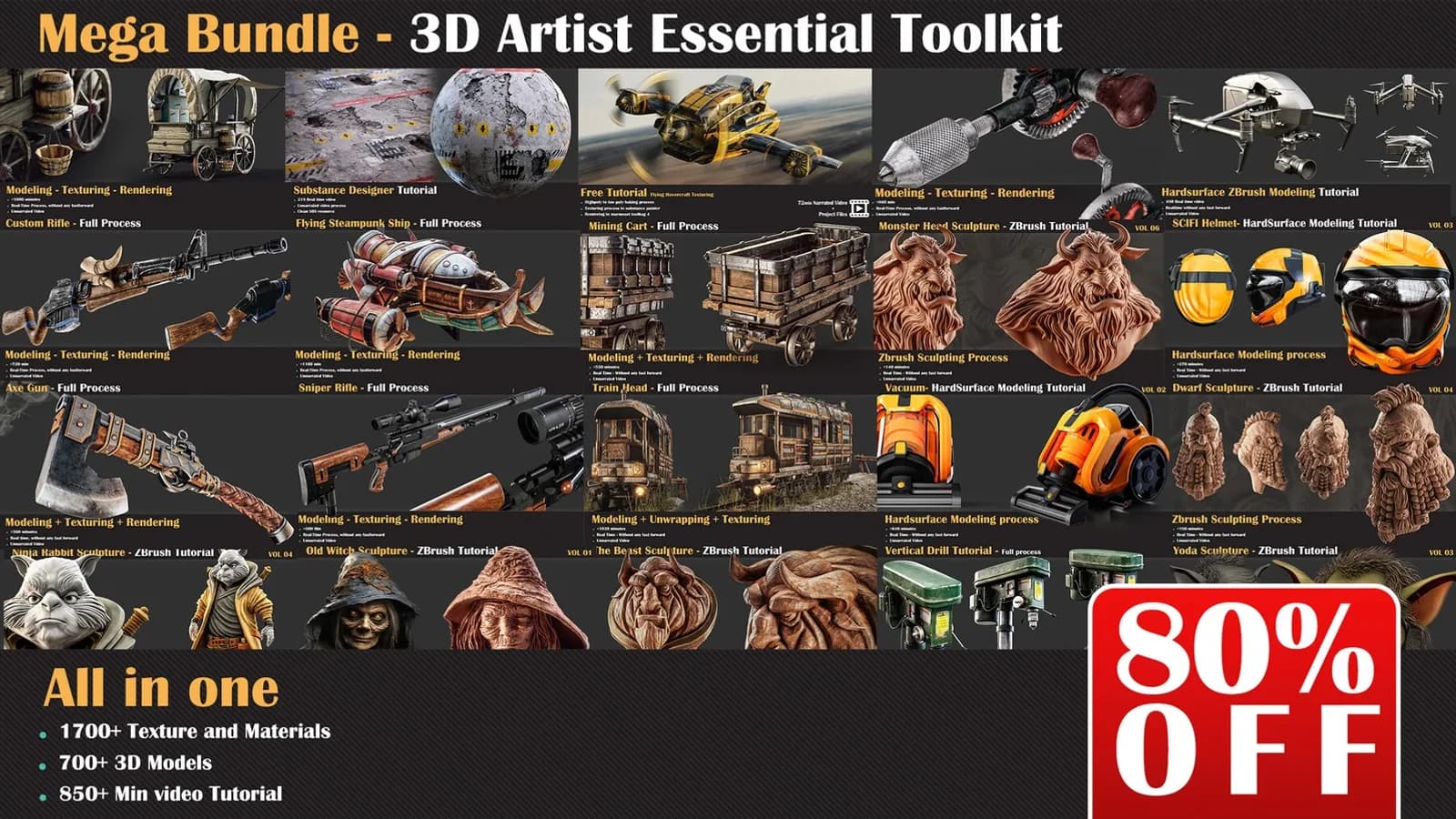 Mega Bundle 3DArtist Essential Toolkit — preview 7