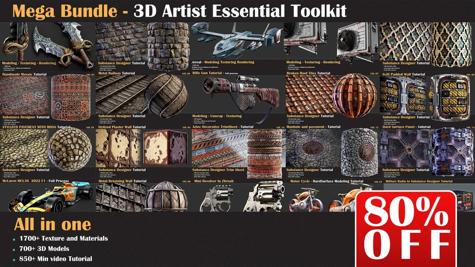 Mega Bundle 3DArtist Essential Toolkit — preview 8