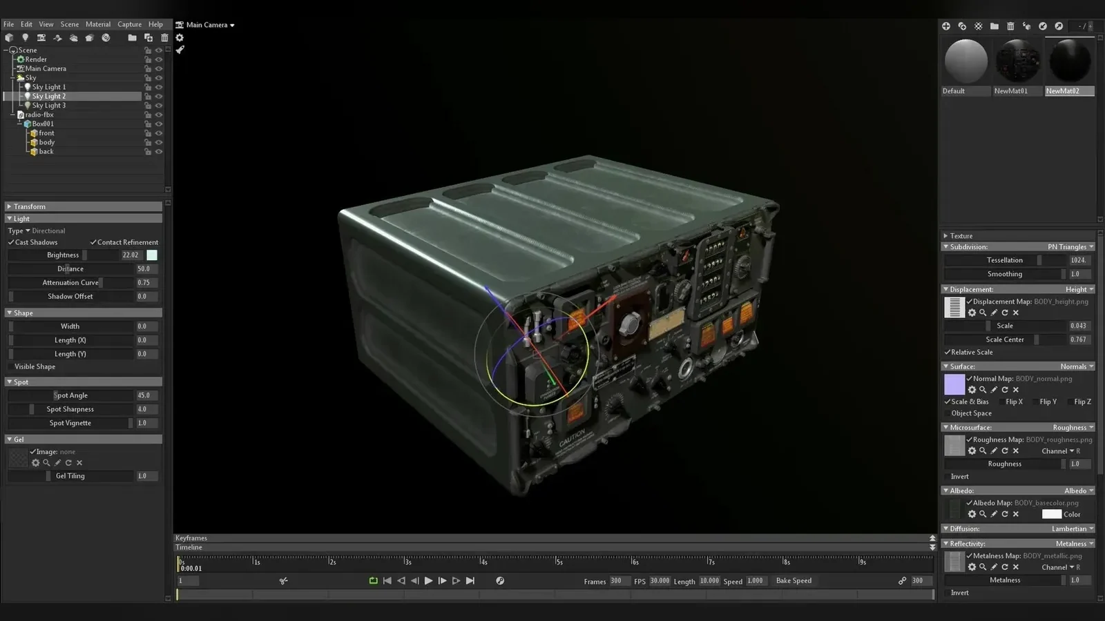 Military Radio In Substance Designer Tutorial — preview 8