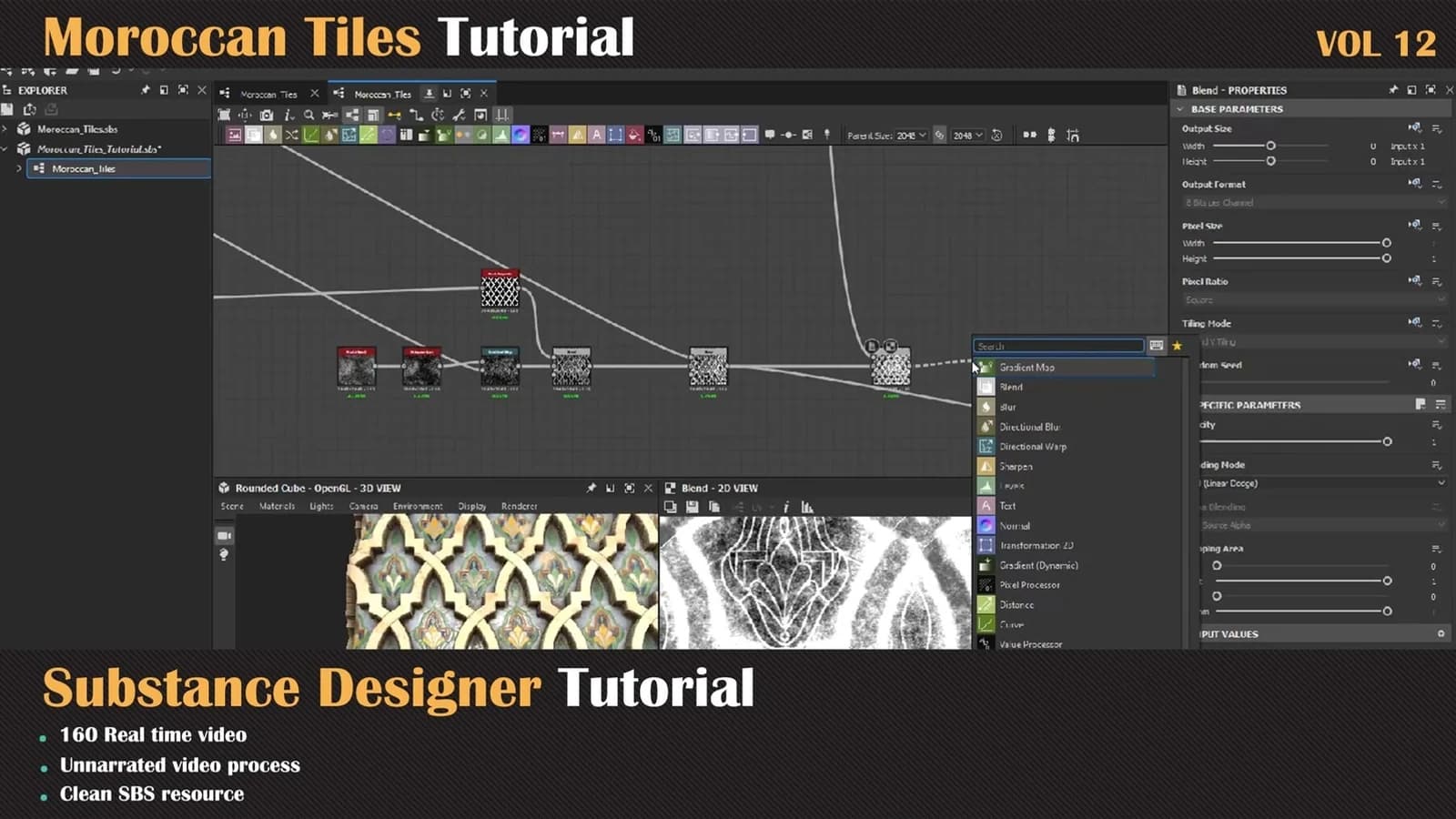 Moroccan Tiles Tutorial — VOL 12 — preview 3