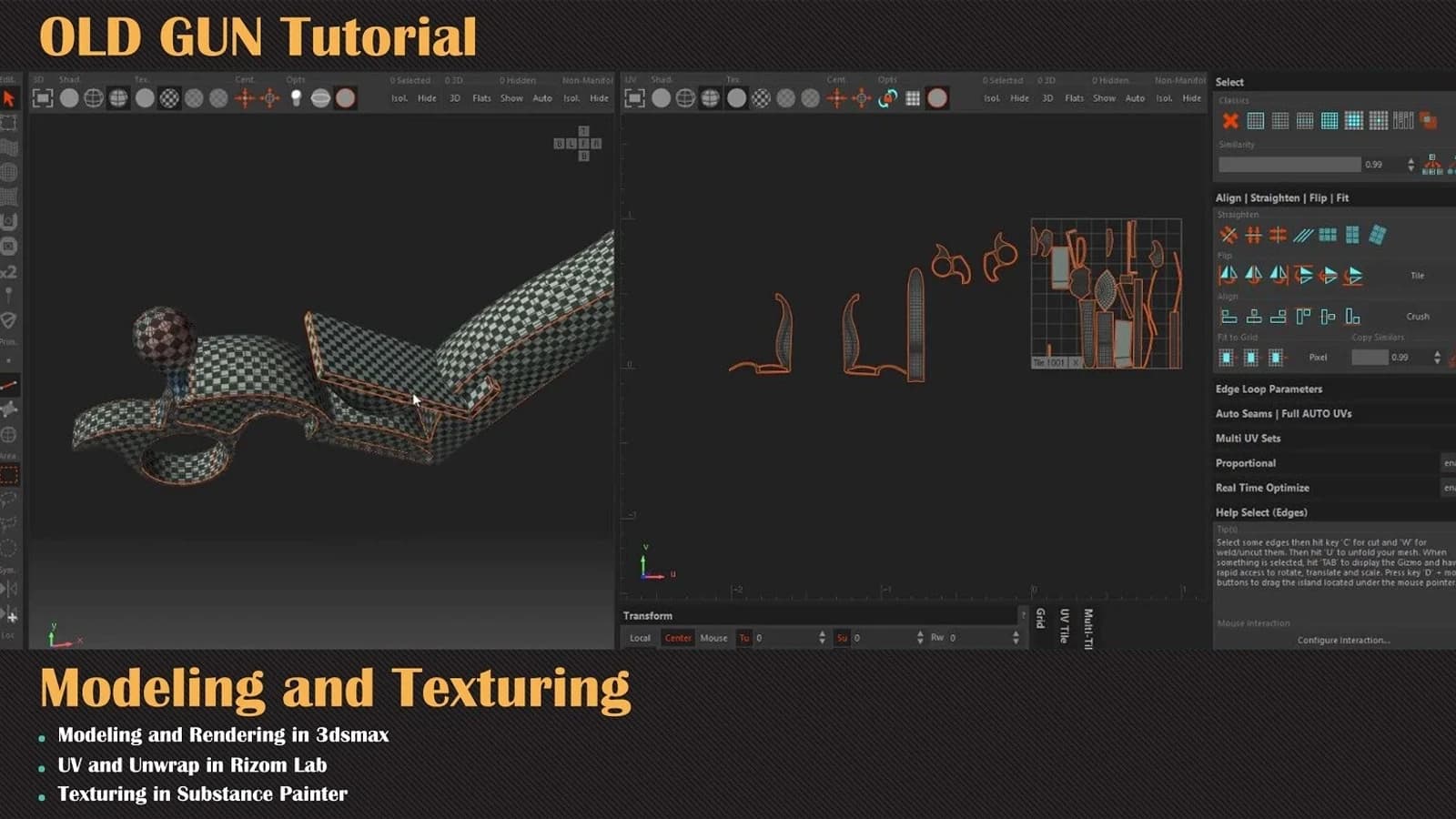 Old Gun Tutorial ( Modeling, Texturing, Lighting ) — preview 7