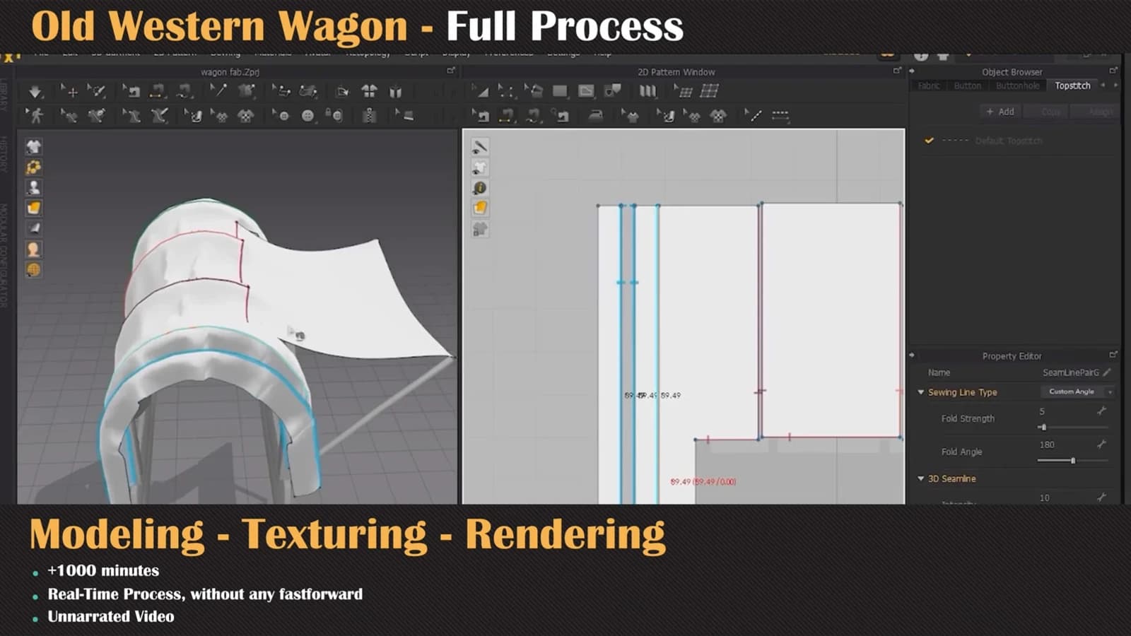 Old Western Wagon Tutorial Full Process — preview 4