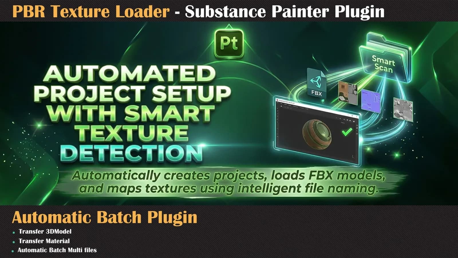PBR Texture Loader - Substance Painter Plugin — preview 2
