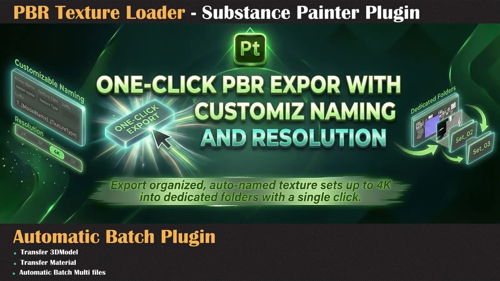 PBR Texture Loader - Substance Painter Plugin — preview 5