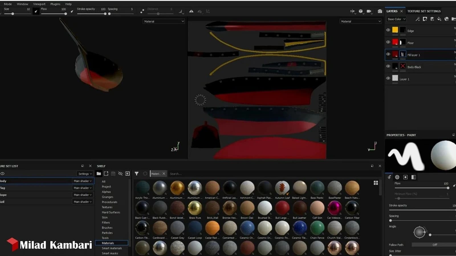 Sailing Boat Tutorial ( Modeling, Texturing, Lighting) — preview 8