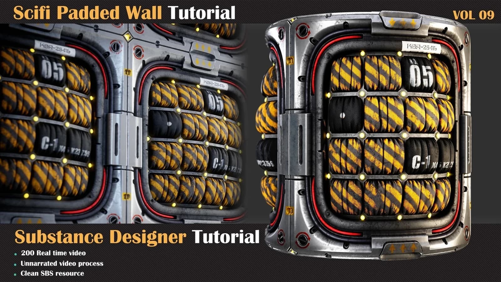 Scifi Padded Wall Tutorial — VOL 09