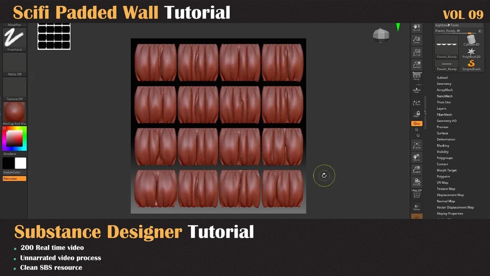 Scifi Padded Wall Tutorial — VOL 09 — preview 4