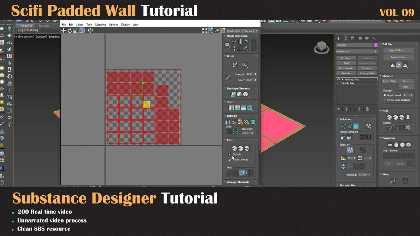 Scifi Padded Wall Tutorial — VOL 09 — preview 5