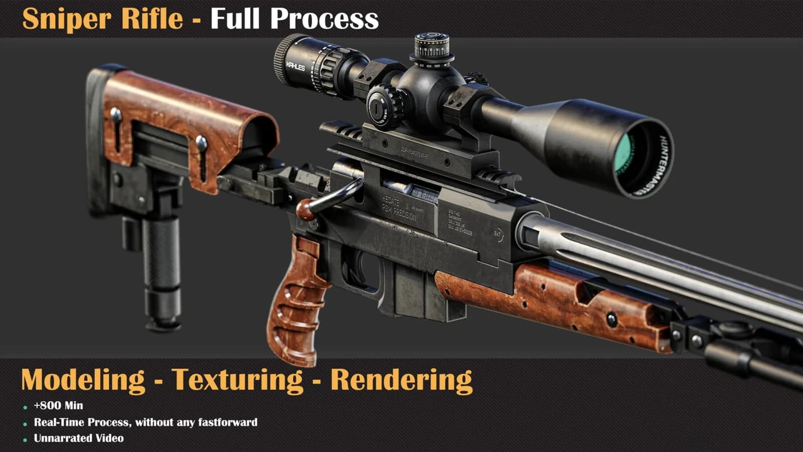 Sniper Rifle - Tutorial Full Process — preview 2