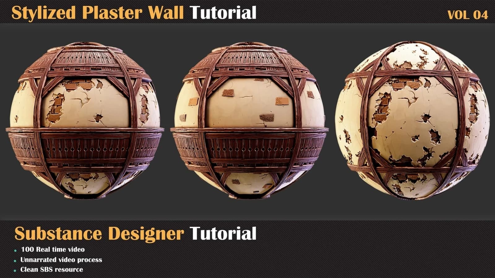 Stylized Plaster Wall Tutorial — VOL 04 — preview 4