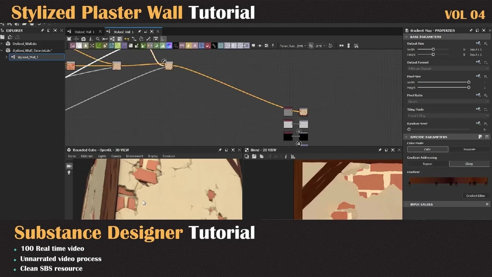 Stylized Plaster Wall Tutorial — VOL 04 — preview 7