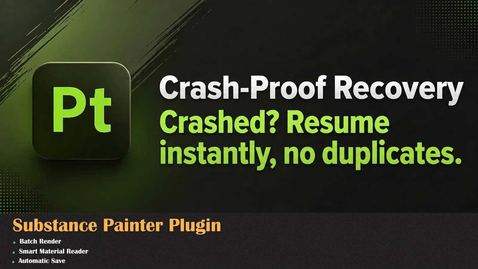 Substance Painter Batch Rendering Plugin — preview 3
