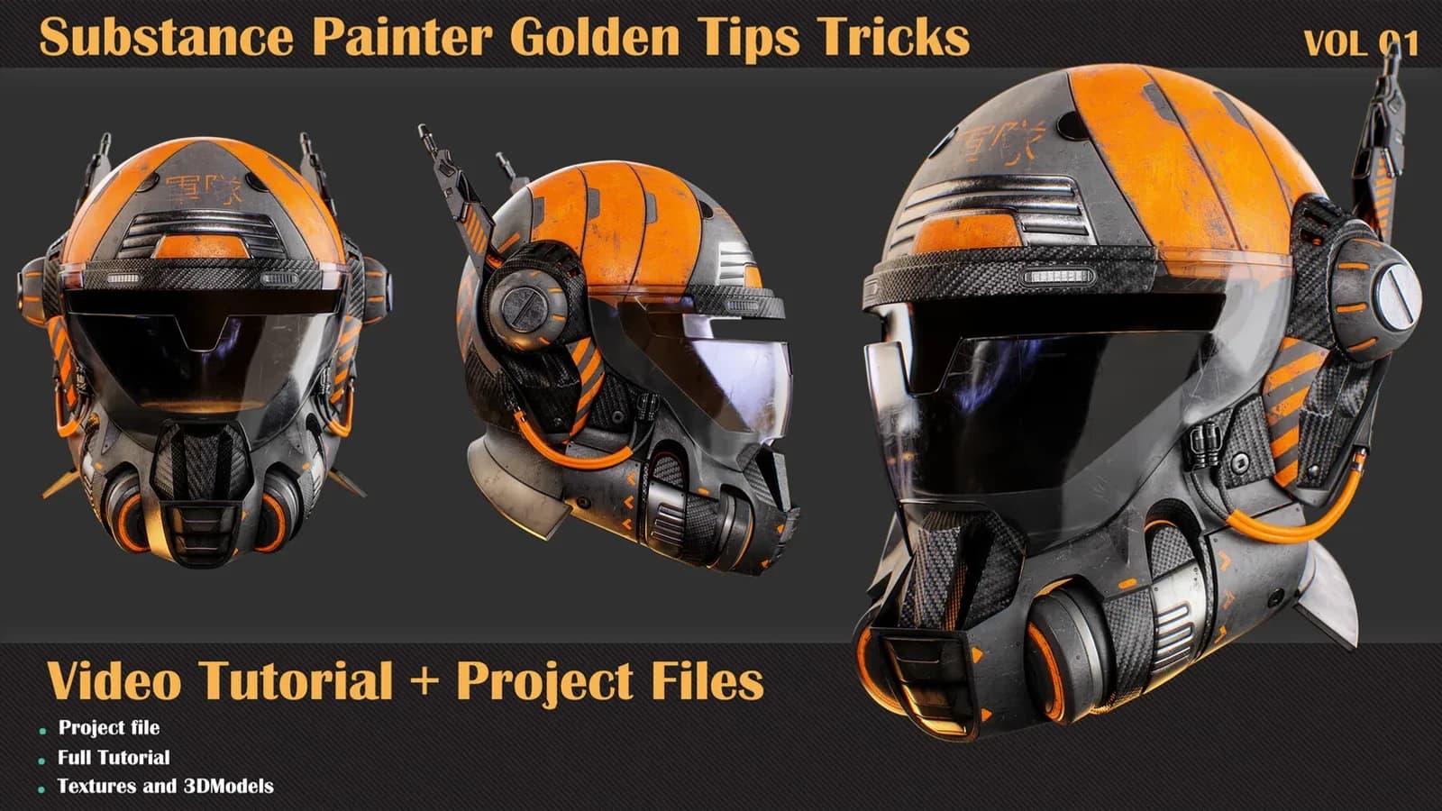 Substance Painter Golden Tips Tricks Tutorial+Project File — VOL 01 — preview 3