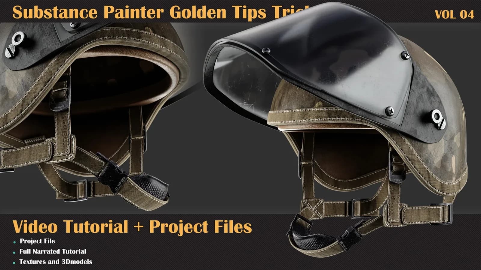 Substance Painter Golden Tips Tricks Tutorial+Project File — VOL 04 — preview 2