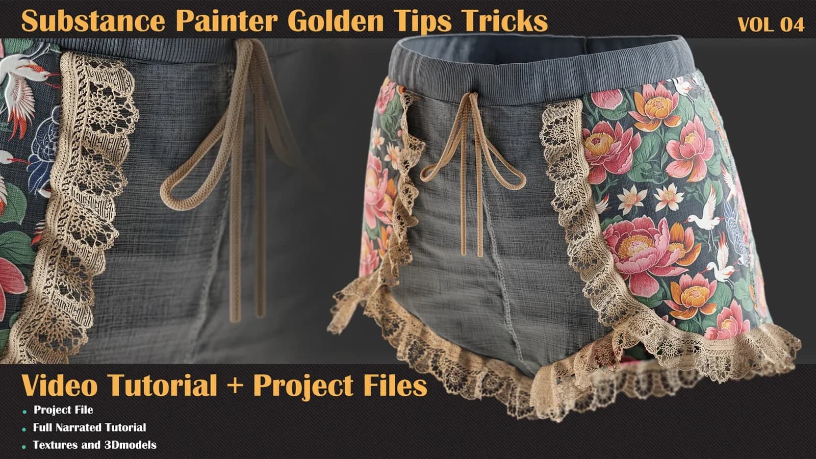 Substance Painter Golden Tips Tricks Tutorial+Project File — VOL 04 — preview 4
