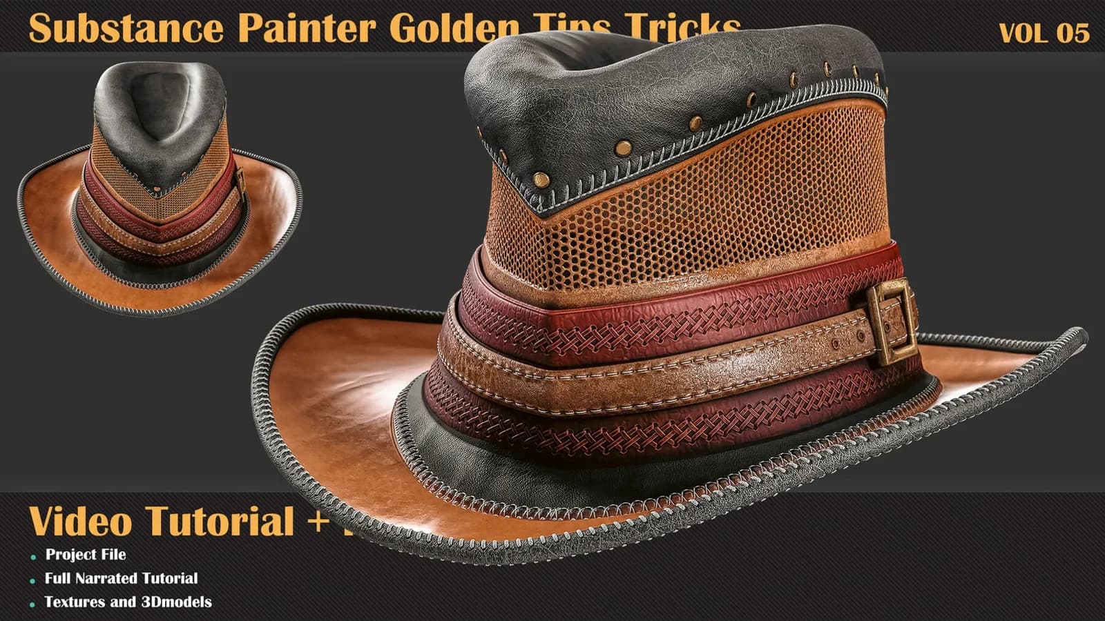 Substance Painter Golden Tips Tricks Tutorial+Project File — VOL 05 — preview 4