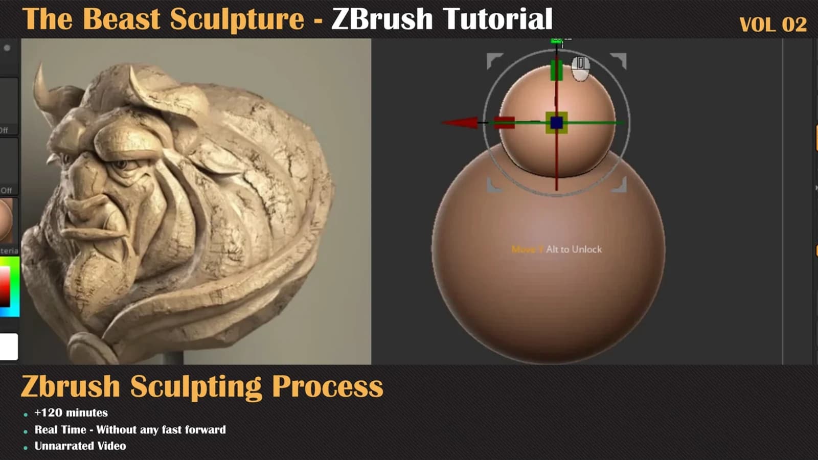The Beast - ZBrush Sculpture Series — VOL 02 — preview 4