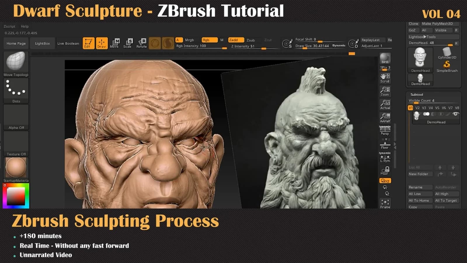 The Dwarf - ZBrush Sculpture Series — VOL 04 — preview 4