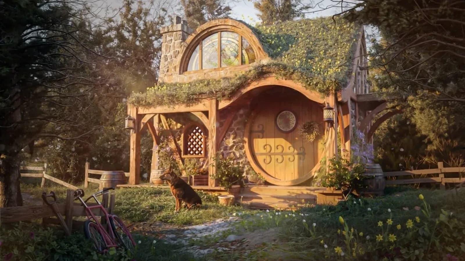 The Hobbiton House — Blender Tutorial — preview 4