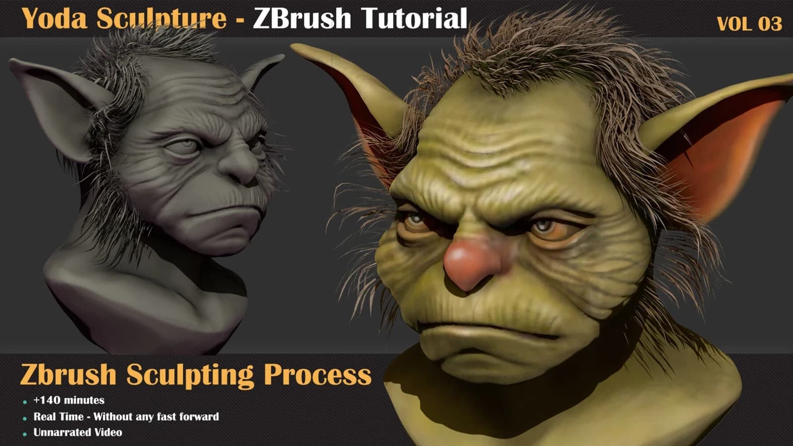 Yoda - ZBrush Sculpture Series — VOL 03