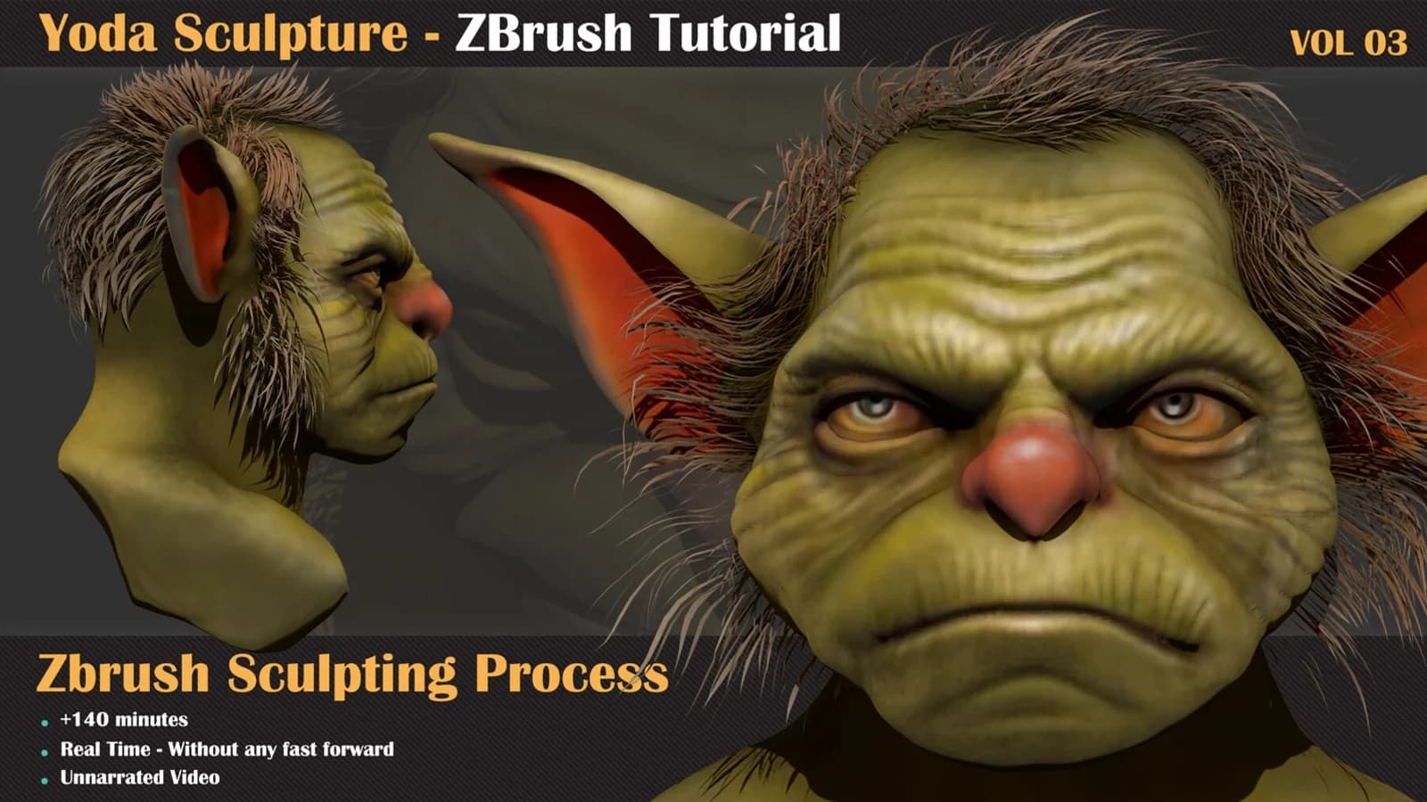 Yoda - ZBrush Sculpture Series — VOL 03 — preview 2