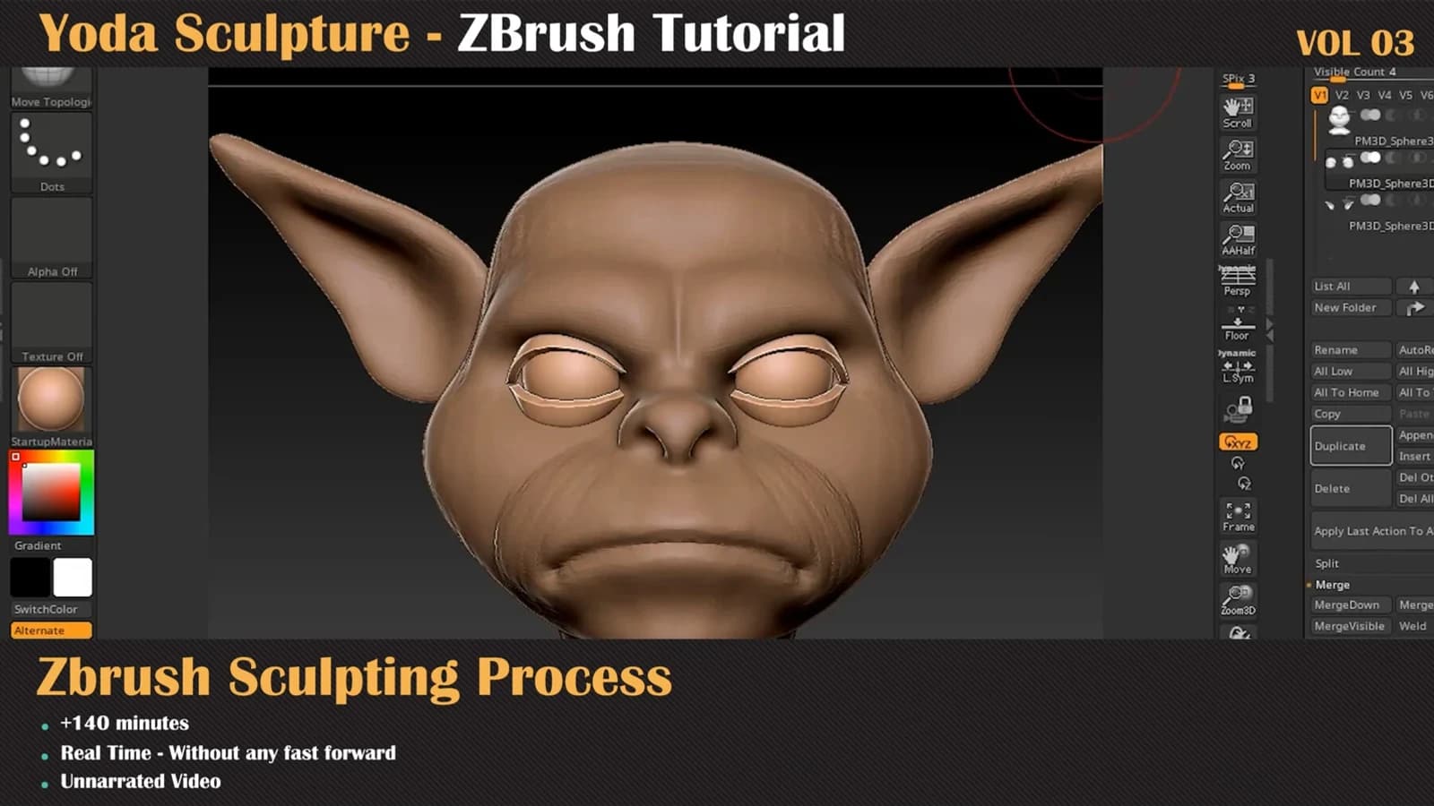 Yoda - ZBrush Sculpture Series — VOL 03 — preview 4