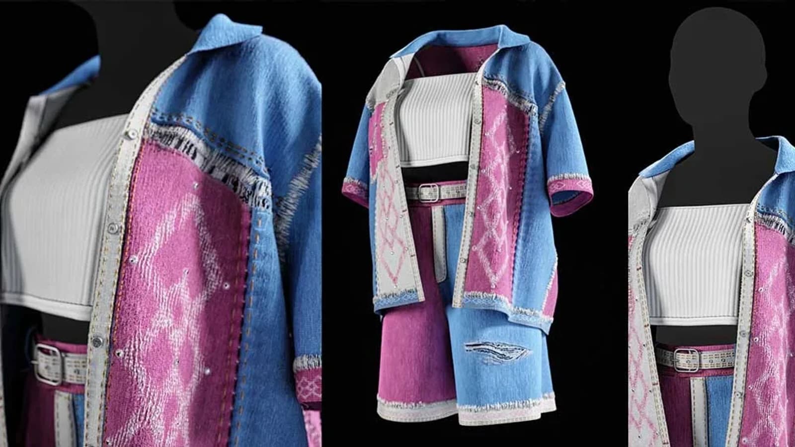 Student work from Cloth & Outfit Texturing Masterclass