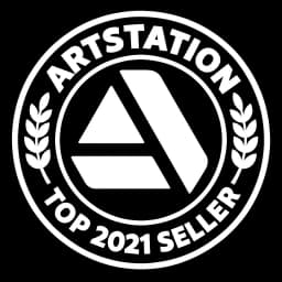 ArtStation Marketplace badge 2021
