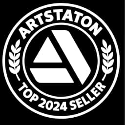 ArtStation Marketplace badge 2024