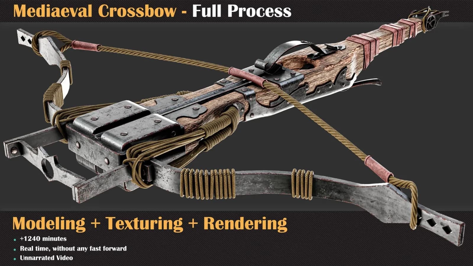 Mediaeval Crossbow - Full Tutorial