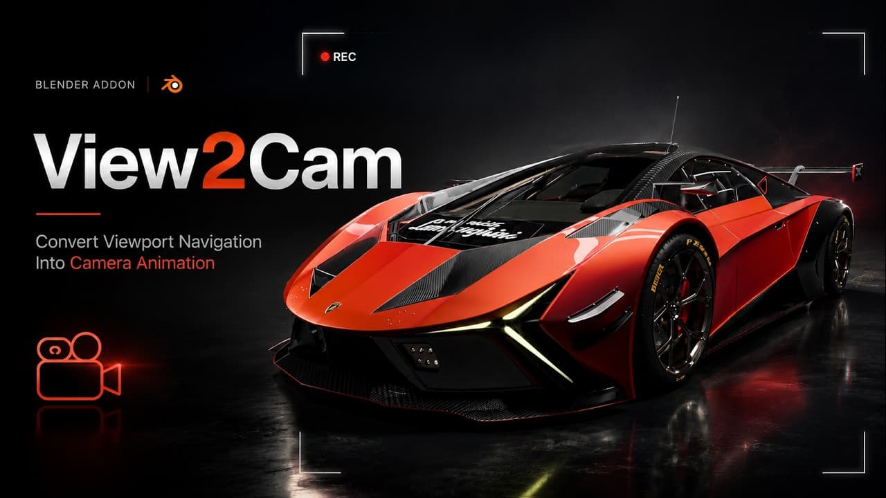 View2Cam — Turn Any Blender Viewport Into Animation
