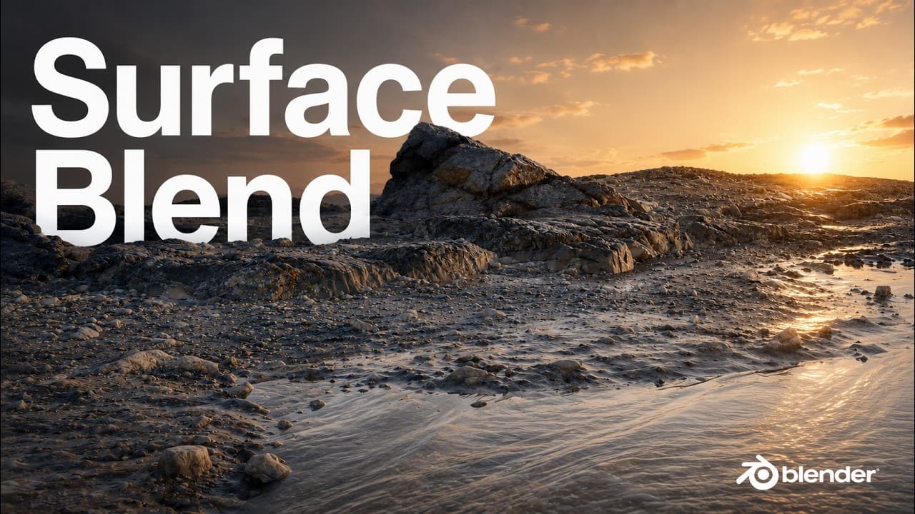 Free Blender Addon: Blend Any Material Into Your Landscape