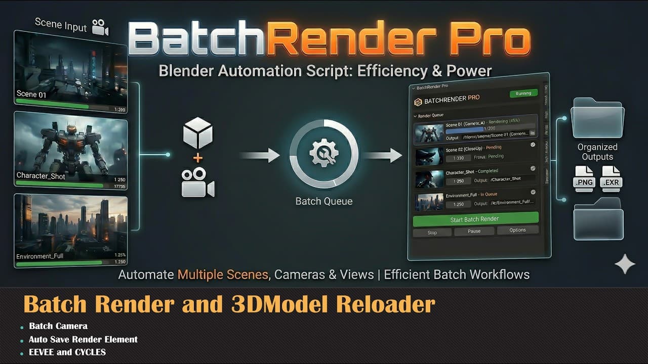 Blender Batch Render Pro