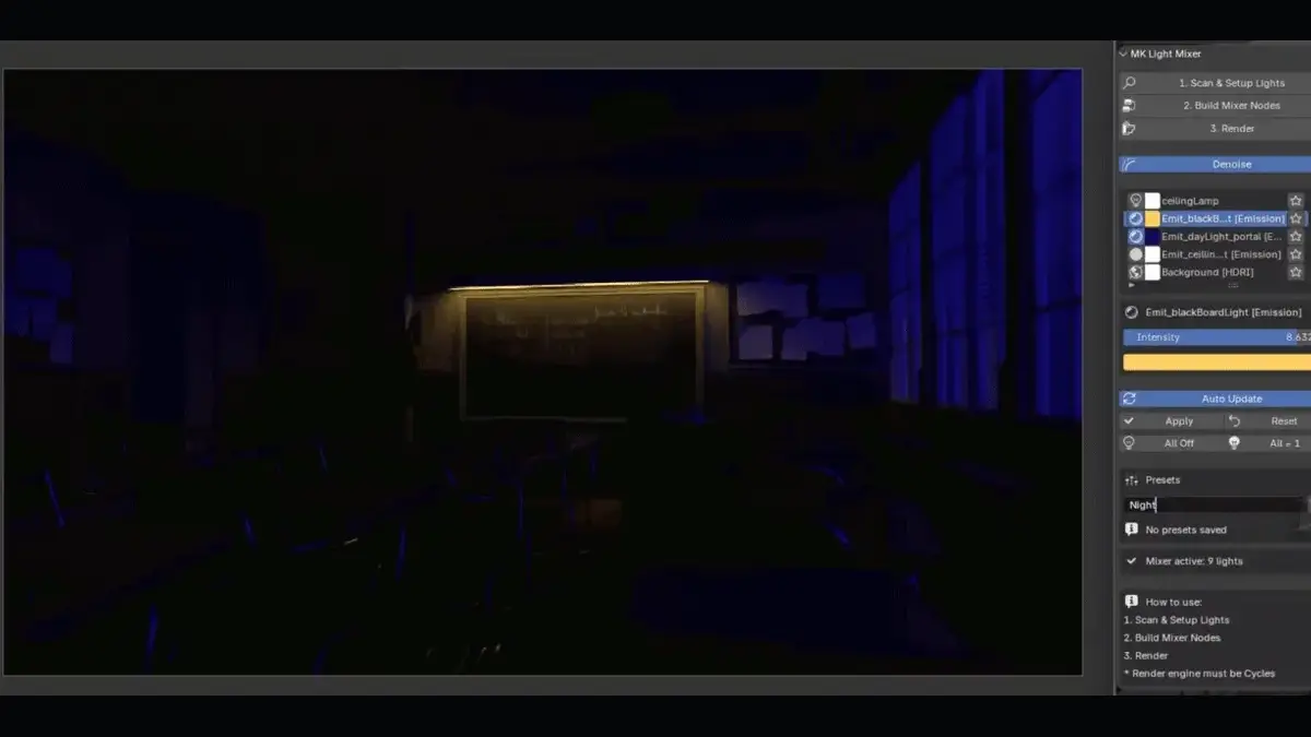 Blender Light Mixer — preview 3